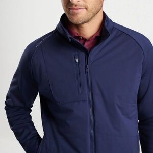 Peter Millar Men's Medium Navy Merge Hybrid Jacket MSRP $245
